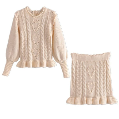 Women's Solid Color, Knitted Long Sleeve Pullover Sweater