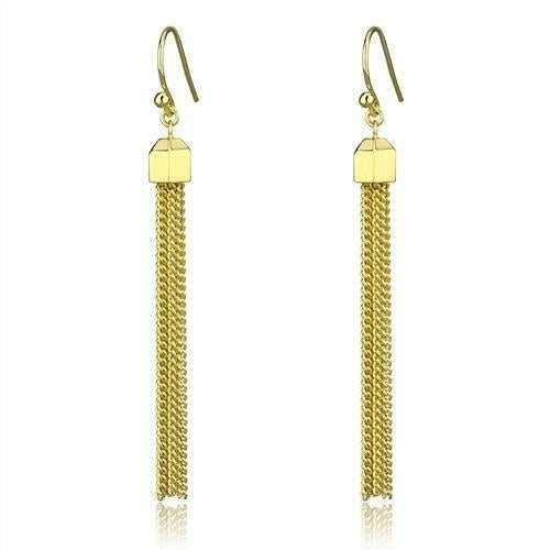 Load image into Gallery viewer, Gold Brass Earrings with Top Grade Crystal
