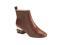 Isa Tapia Women's Hardy Calf Leather Low Block Heel Ankle Boots - Cognac, Size 36.5