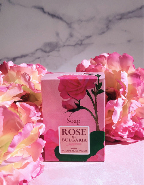 Load image into Gallery viewer, Natural Soap with Rose Water Rose of Bulgaria - 40g.
