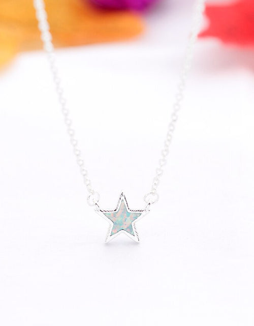 Load image into Gallery viewer, Gold Silver Color Tiny Star Pendant Necklaces
