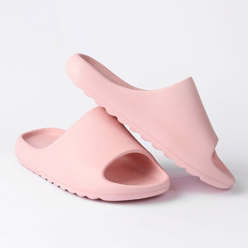 Load image into Gallery viewer, Women&#39;s Pink Cloud Pillow Shower Shoes
