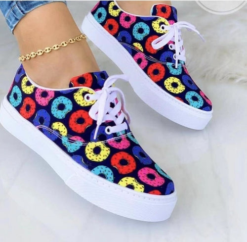 Load image into Gallery viewer, Fashion Graffiti Women&#39;s Sneakers
