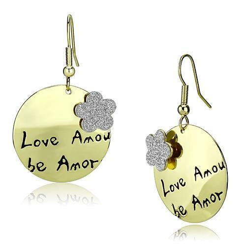 Load image into Gallery viewer, Gold Iron Earrings with No Stone
